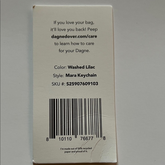 Dagne Dover Lavender Mini Pouch - Picture 3 of 5